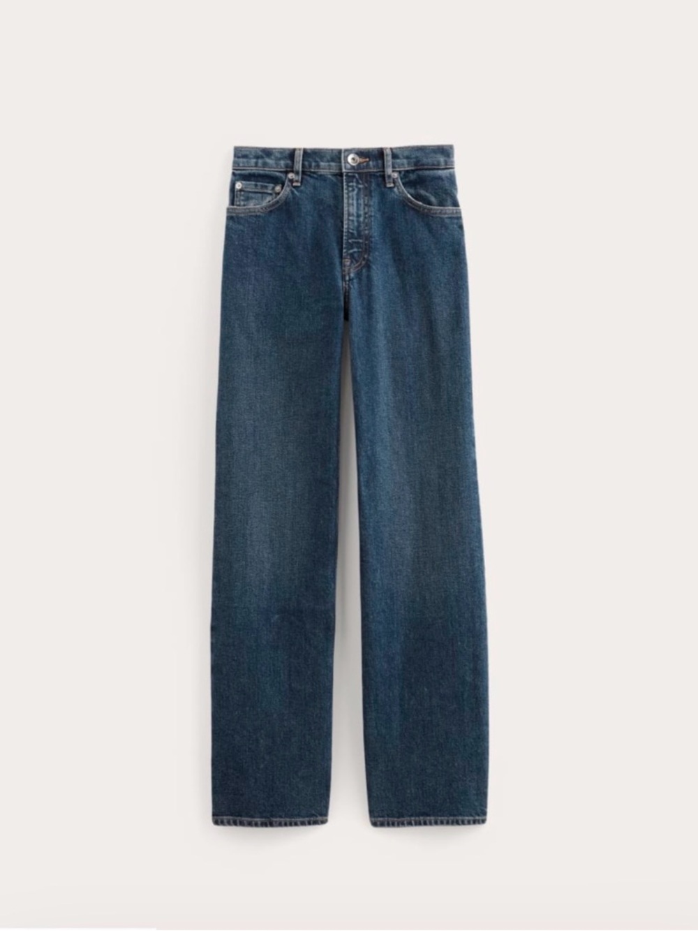 Everlane Women's Straight-Leg Jeans in Dark Blue